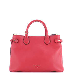 Burberry Banner Tote Leather And House #247790B84B